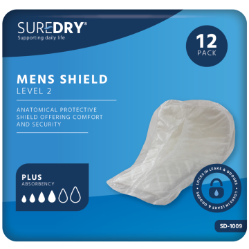 SureDry Mens Shield Level 2 – Pack 12